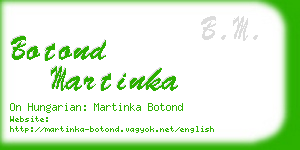 botond martinka business card